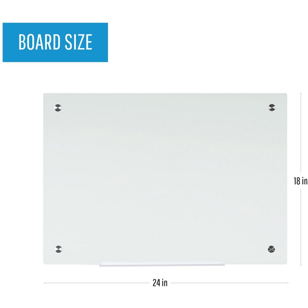 Bi-silque S.A Bi-silque GL040107 Bi-silque Magnetic Glass Dry Erase Board