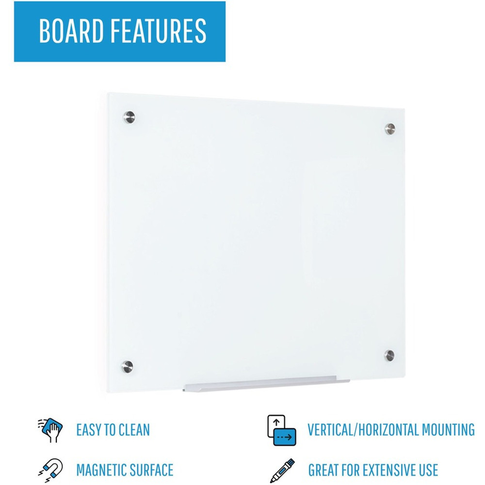 Bi-silque S.A Bi-silque GL040107 Bi-silque Magnetic Glass Dry Erase Board