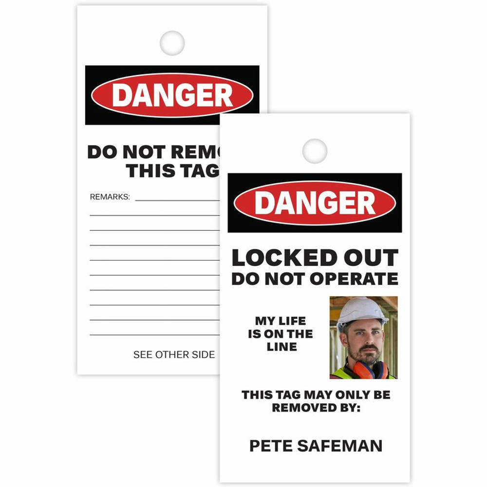 Avery Avery&reg; 62401 Avery&reg; UltraDuty LOTO Prerinted DANGER Hang Tags