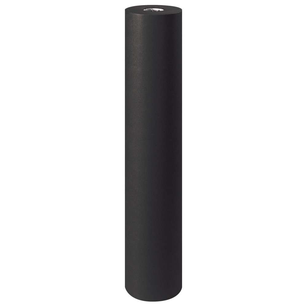 B O X MANAGEMENT, INC. KP4850BK South Coast Paper Color Kraft Paper Roll, 48in x 720ft, Black