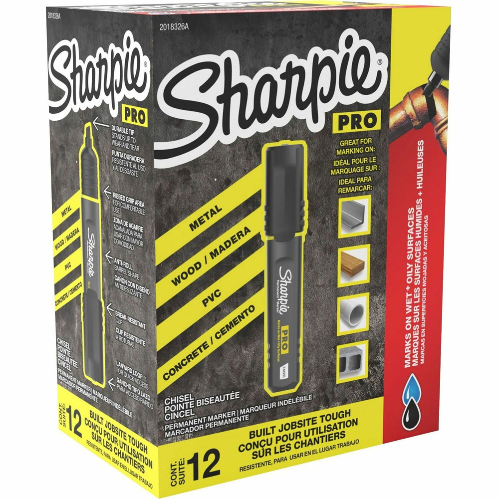 Newell Brands Sharpie 2018326A Sharpie PRO Chisel Tip Permanent Markers