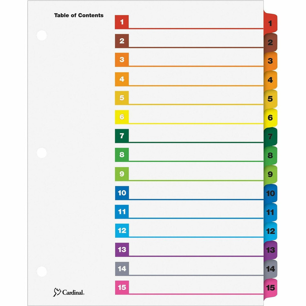 TOPS Products Cardinal 61518 Cardinal OneStep Index System