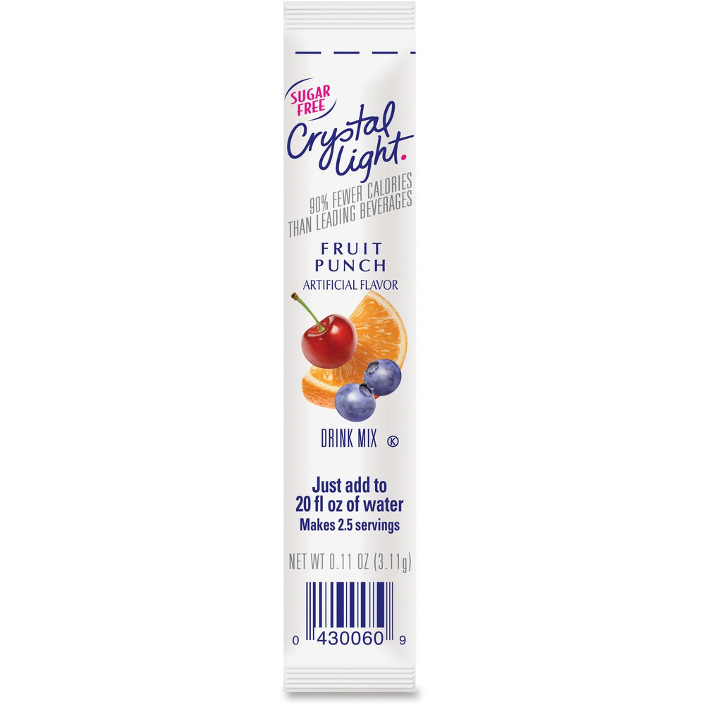 The Kraft Heinz Company Crystal Light 00006 Crystal Light On-The-Go Fruit Punch Mix Sticks