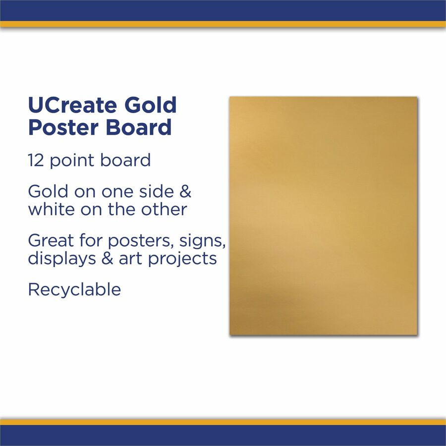 Dixon Ticonderoga Company Dixon P54981 UCreate Metallic Poster Board