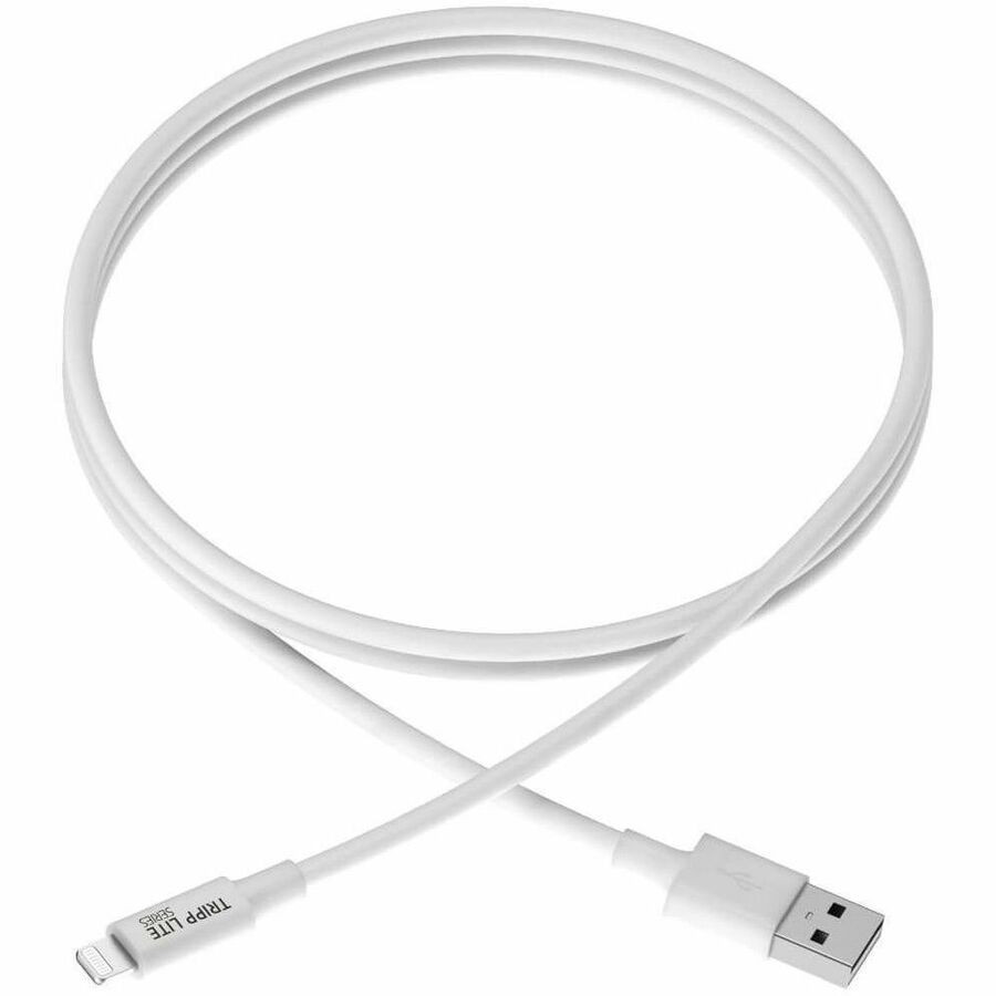 Tripp Lite by Eaton M100-006-WH Eaton Tripp Lite Series USB-A to Lightning Sync/Charge Cable (M/M) - MFi Certified, White, 6 ft. (1.8 m)