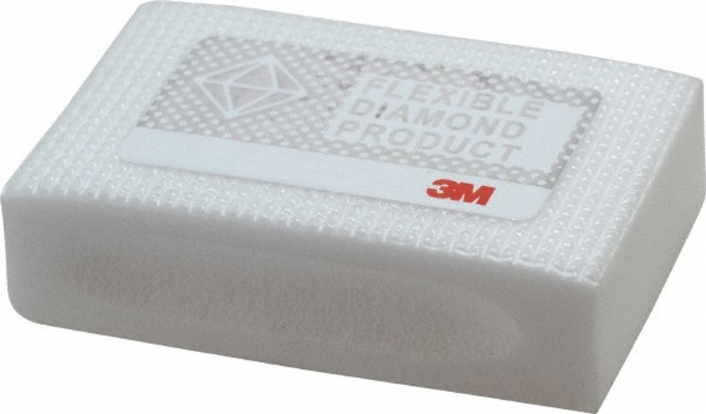 3M 7000034094 Hand Sanding Pad: 2-1/4 x 3-3/4", Super Fine Grade, Diamond