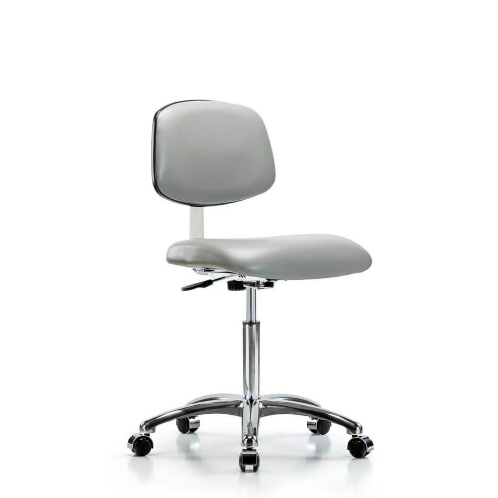 Blue Ridge Ergonomics MSC40332 Task Chair: Vinyl, Dove