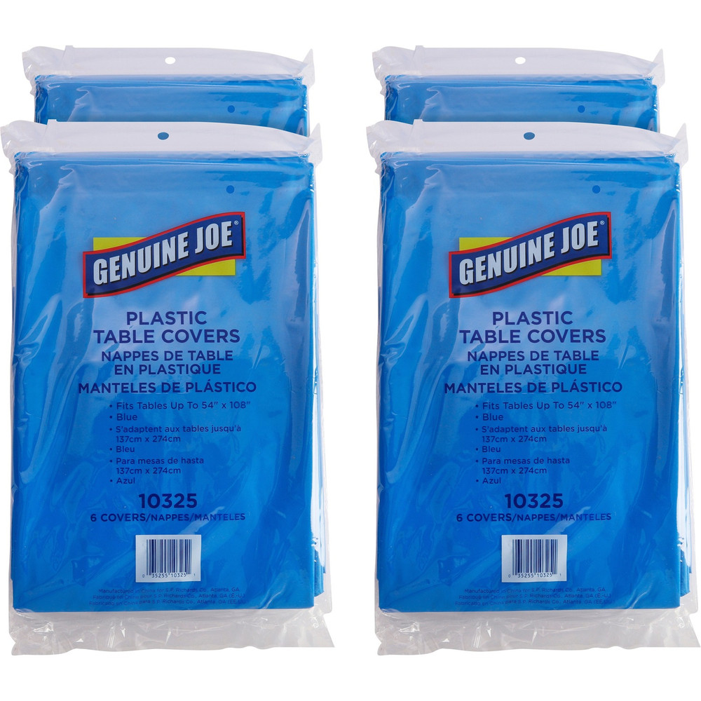 Genuine Joe 10325CT Genuine Joe Plastic Rectangular Table Covers