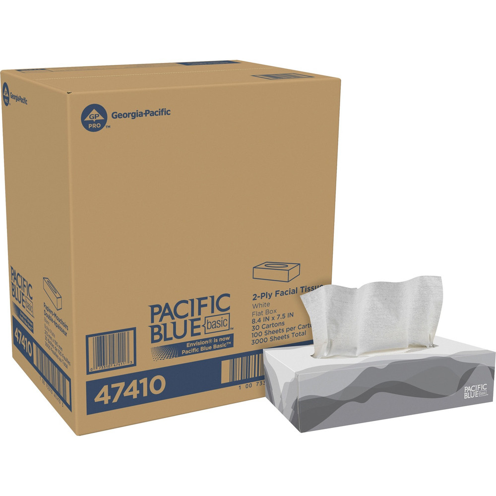 Georgia Pacific Corp. Envision 47410 Envision Flat Box Facial Tissue