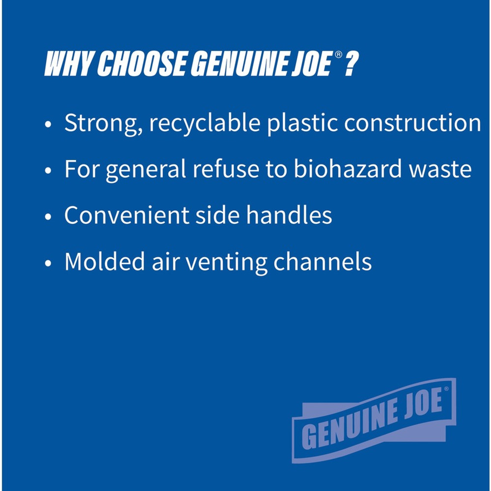 Genuine Joe 60463 Genuine Joe Heavy-Duty Trash Container