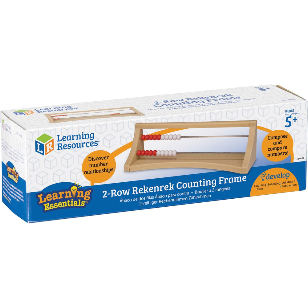 Learning Resources LER4358 Learning Resources 2 Row Rekenrek Counting Frame