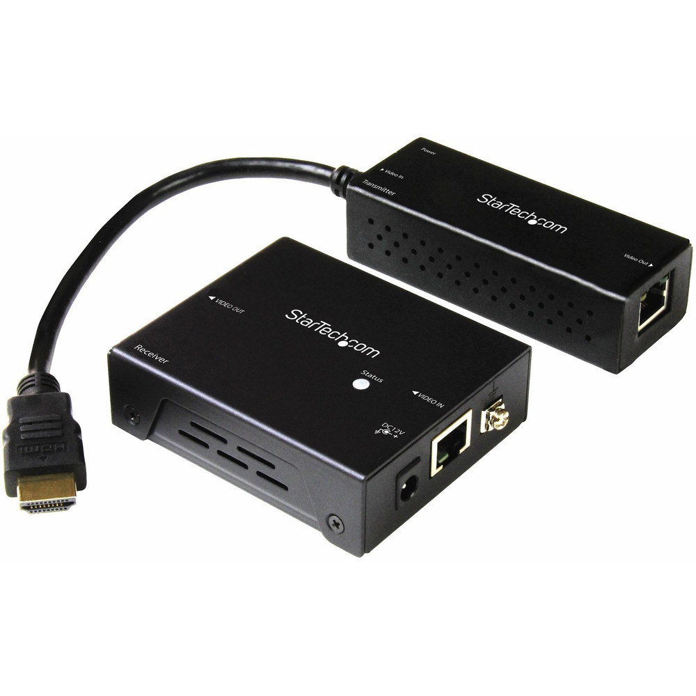 StarTech.com ST121HDBTDK StarTech.com 4K HDMI Extender with Compact Transmitter - Up to 40 m (130 ft.) - HDBaseT Extender Kit - UHD 4K - ST121HDBTDK