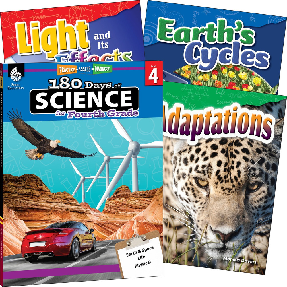 Shell Education 118405 Shell Education Learn At Home Science 4-book Set Printed Book