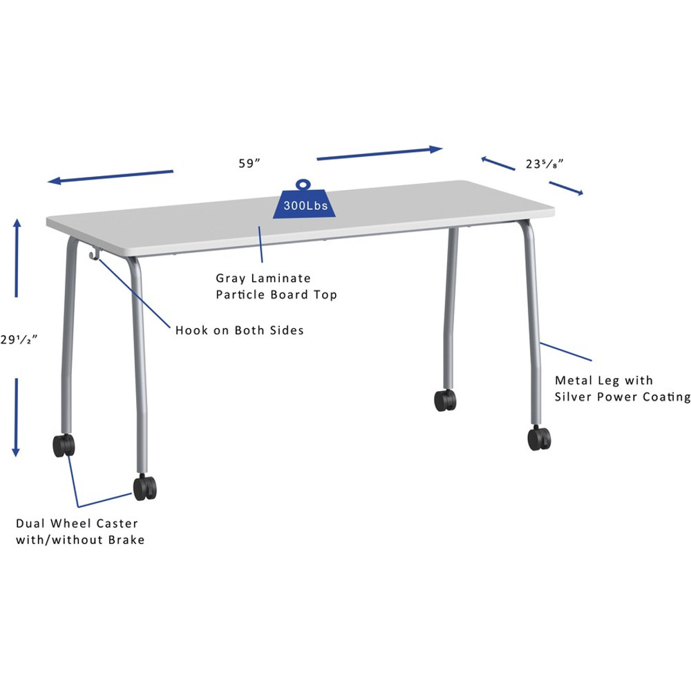 Lorell 60848 Lorell Training Table