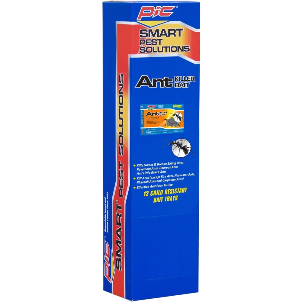 PIC CORPORATION PLASBON PIC Ant Control, 12pk - Kills Ants, Ants, Ants, Ants, Ants - 12 Pack