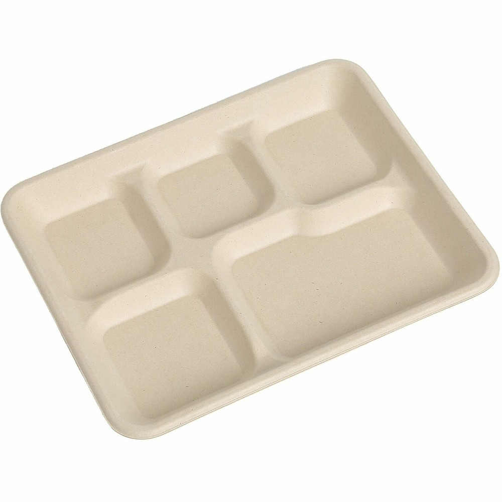 Remcoda LLC BluTable MF5C BluTable 8"x10" 5-Compartment Lunch Trays