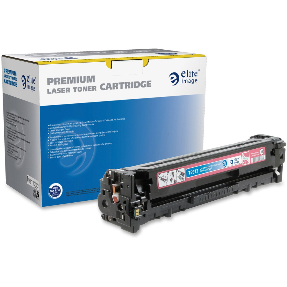 Elite Image 75912 Elite Image Remanufactured Laser Toner Cartridge - Alternative for HP 131A (CF213A) - Magenta - 1 Each