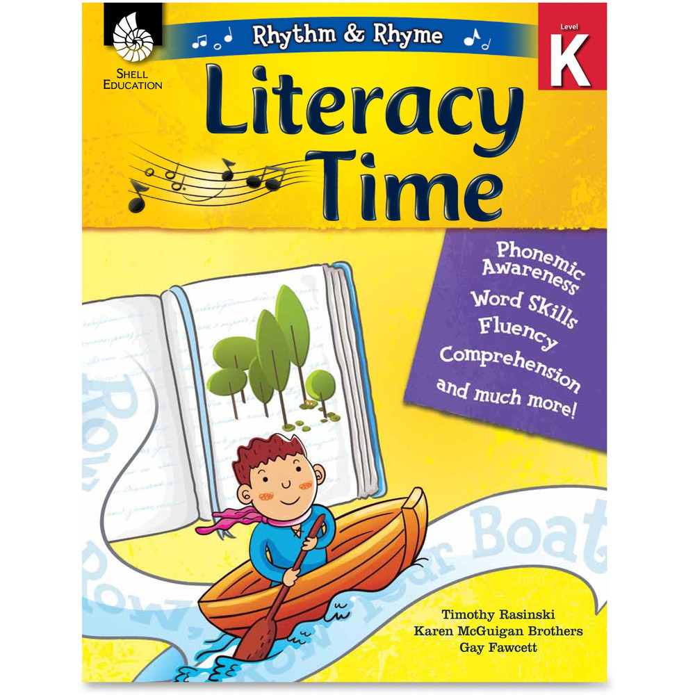 Shell Education 51336 Shell Education Literacy Time Rhythm/Rhyme Level K Printed Book by Timothy Rasinski, Karen McGuigan Brothers, Gay Fawcett