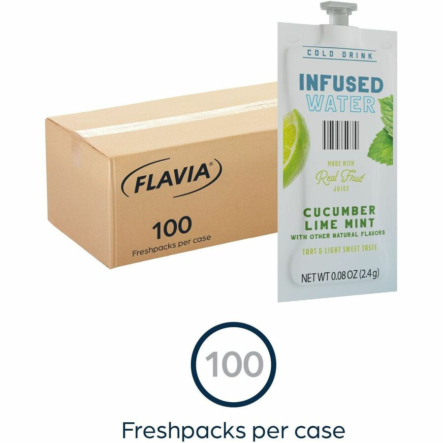 Lavazza North America Flavia 48051 Flavia Cucumber Lime Mint Infused Water Freshpack