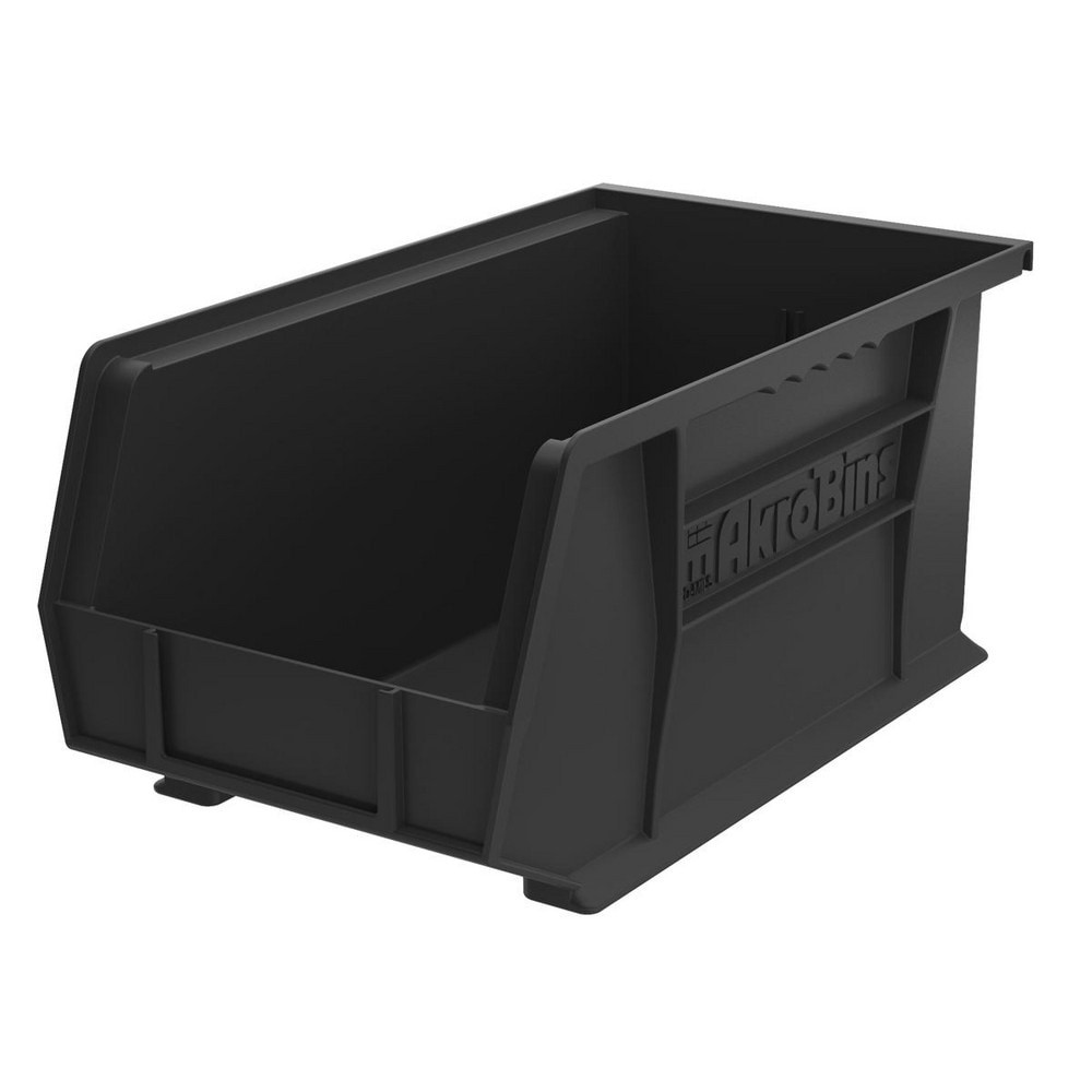 Akro-Mils 30240black Plastic Hopper Stacking Bin: Black