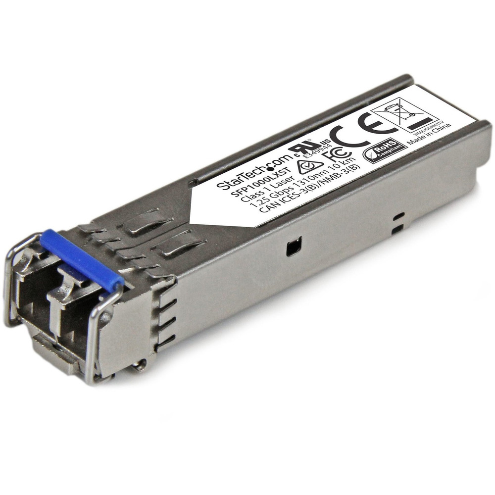 StarTech.com SFP1000LXST StarTech.com MSA Uncoded SFP Module - 1000BASE-LX - 1GE Gigabit Ethernet SFP 1GbE Single Mode Fiber (SMF) Optic Transceiver - 10km DDM