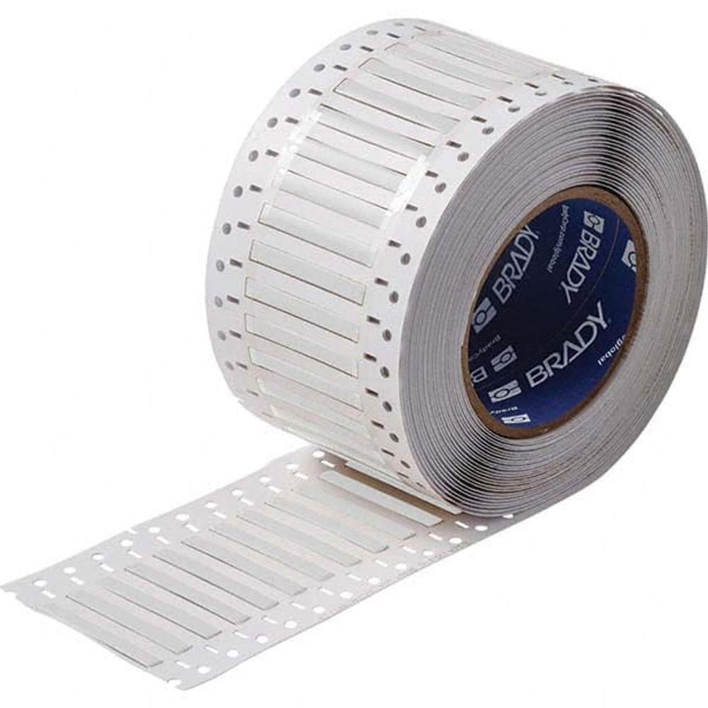 Brady 11212 Label Maker Label: White, Polyolefin, 5,000 per Roll