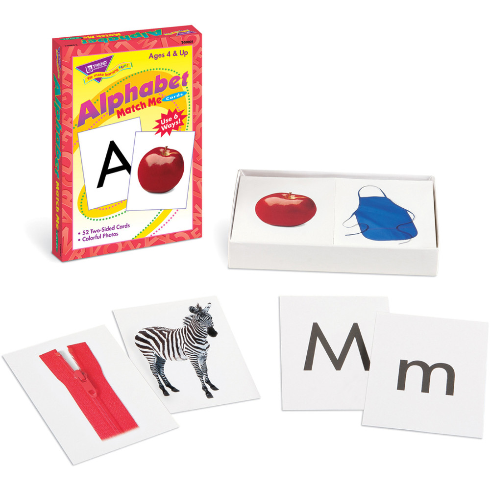 TREND Enterprises Inc. Trend T58001 Trend Alphabet Match Me Flash Cards