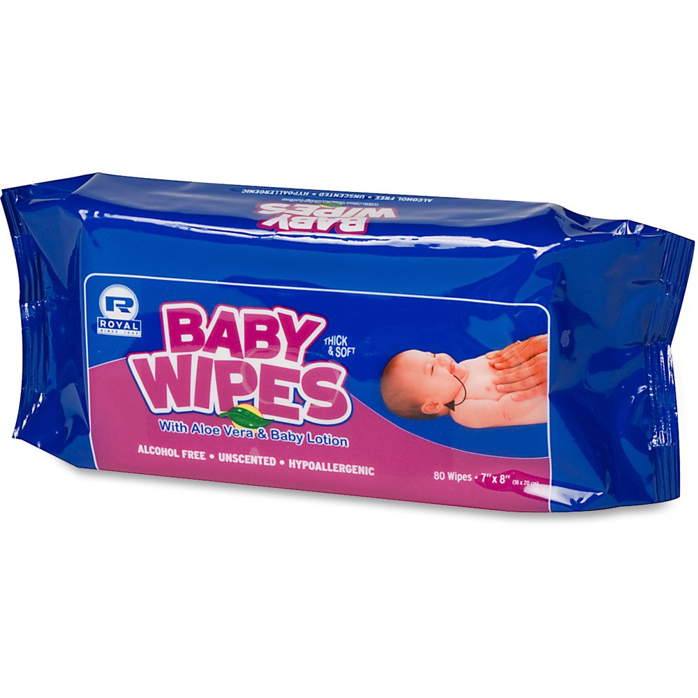 Royal Paper Products, Inc. Royal RPBWUR80 Royal Paper Products Baby Wipes Refill Pack