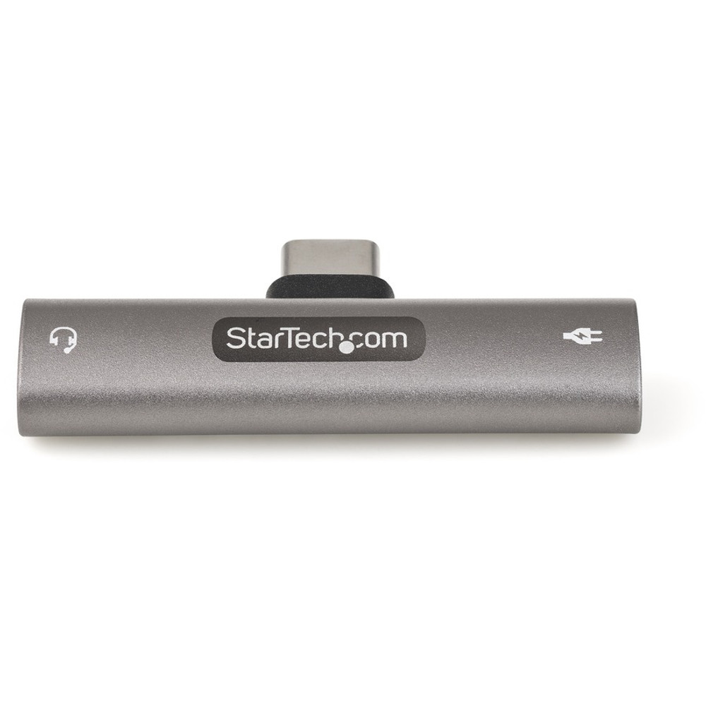StarTech.com CDP235APDM StarTech.com USB C Audio & Charge Adapter, USB-C Audio Adapter with 3.5mm Headset Jack and USB Type-C PD Charging, For USB-C Phone/Tablet