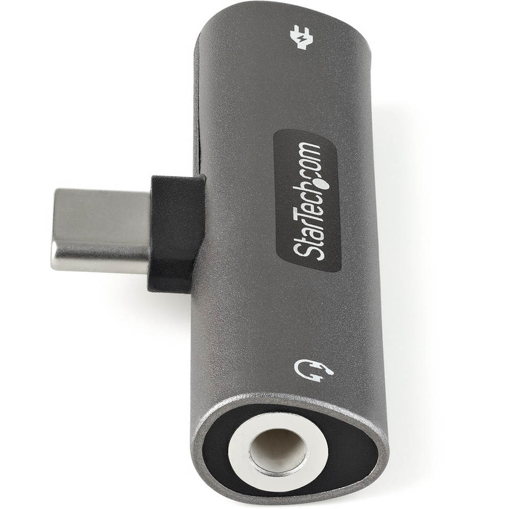 StarTech.com CDP235APDM StarTech.com USB C Audio & Charge Adapter, USB-C Audio Adapter with 3.5mm Headset Jack and USB Type-C PD Charging, For USB-C Phone/Tablet