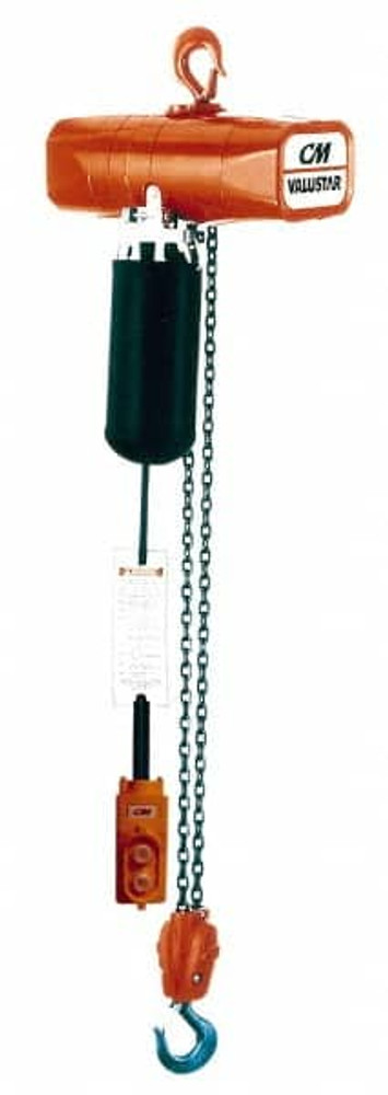 CM 2408B Electric Hoist: 1 lb Working Load Limit