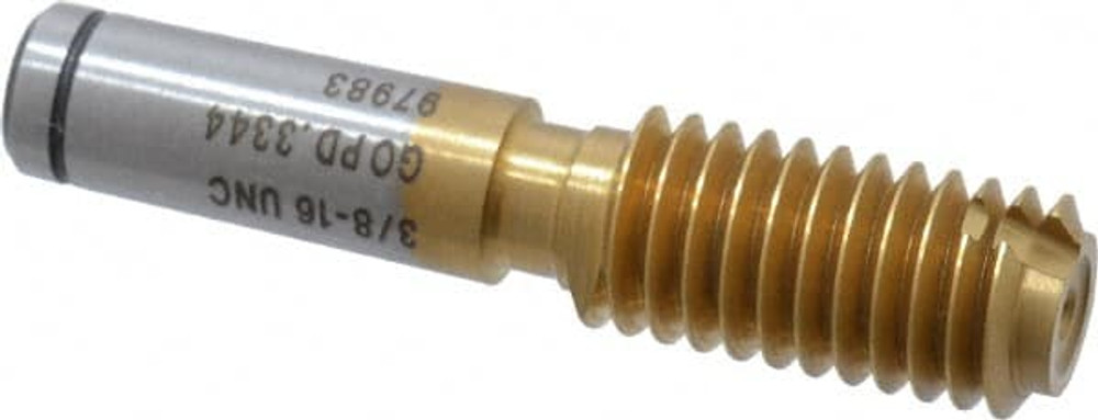 GF Gage W037516GTINK Plug Thread Gage: 3/8-16 Thread, 2B & 3B Class, Single End, Go