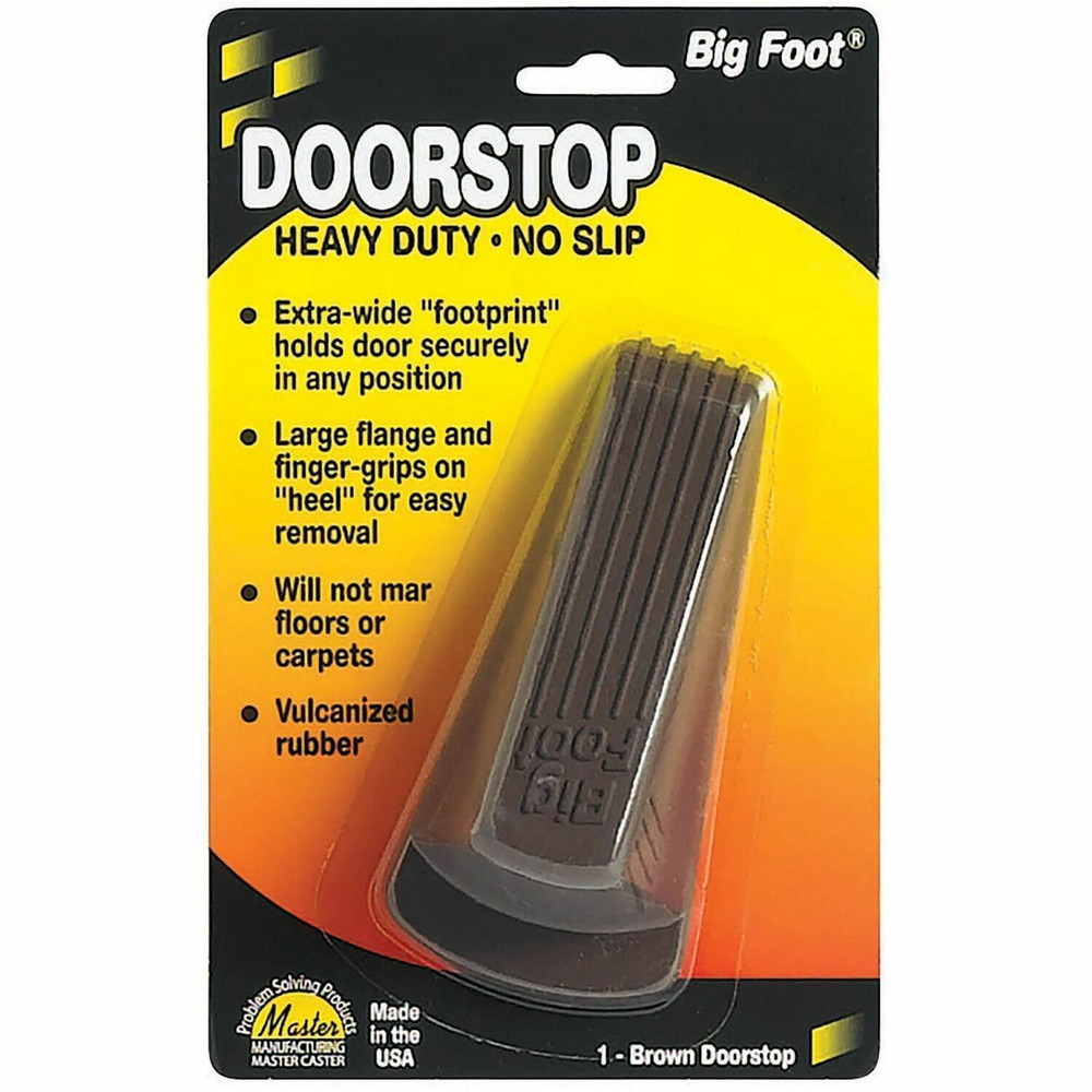 Master Manufacturing Company, Inc Big Foot 00920 Big Foot Doorstop, Brown