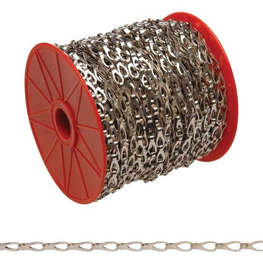 Campbell T0710227 Welded Chain; Finish: Chrome ; Inside Length: 0.58mm; 0.58in ; UNSPSC Code: 31151600