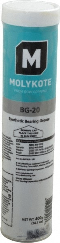 Dow Corning 0131954 High Temperature Grease: 14.1 oz Cartridge, Synthetic