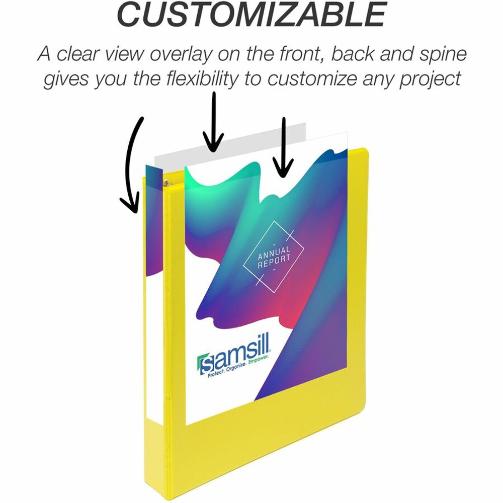 Samsill Corporation Samsill 16431 Samsill Durable Three-Ring View Binder