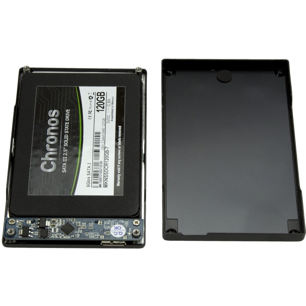 StarTech.com SAT2510BU32 StarTech.com 2.5in USB 3.0 SSD SATA Hard Drive Enclosure