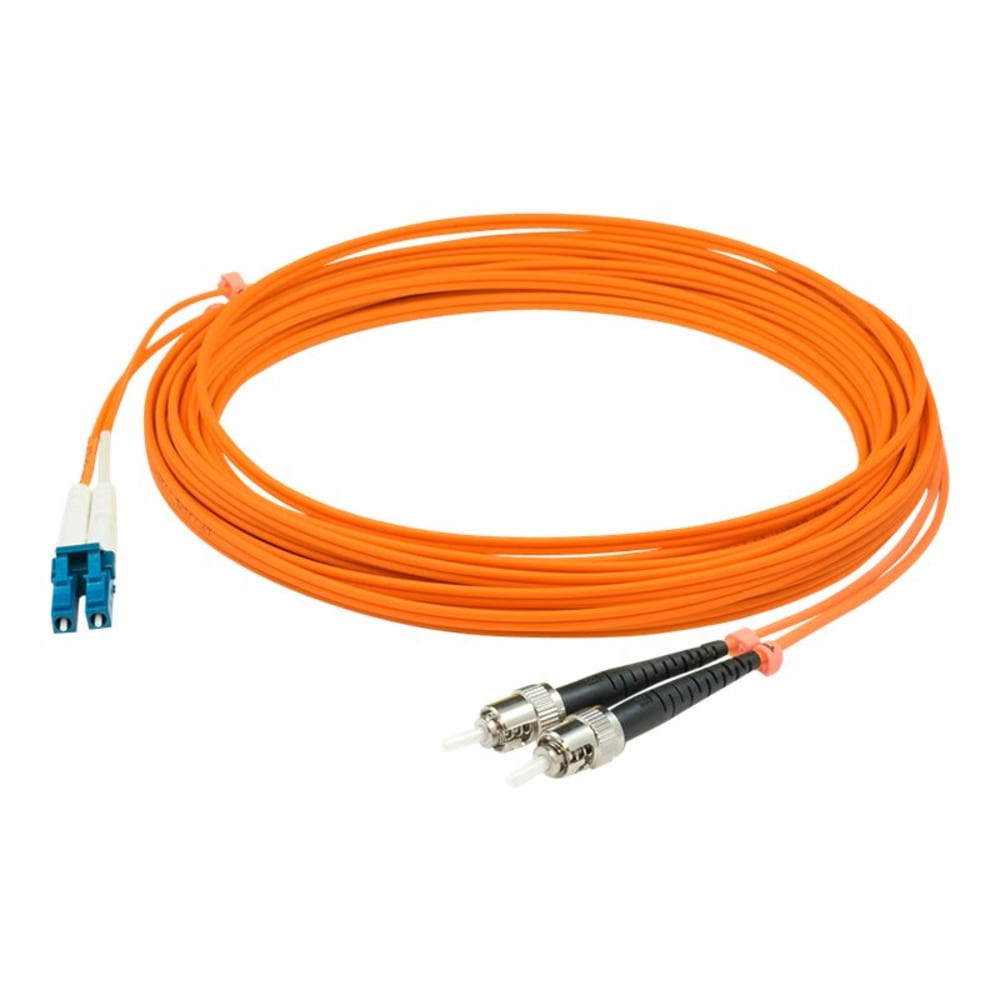 ADD-ON COMPUTER PERIPHERALS, INC. AddOn ADD-ST-LC-2M6MMF  2m LC to ST OM1 Orange Patch Cable - Patch cable - LC/UPC multi-mode (M) to ST/UPC multi-mode (M) - 2 m - fiber optic - duplex - 62.5 / 125 micron - OM1 - halogen-free - orange