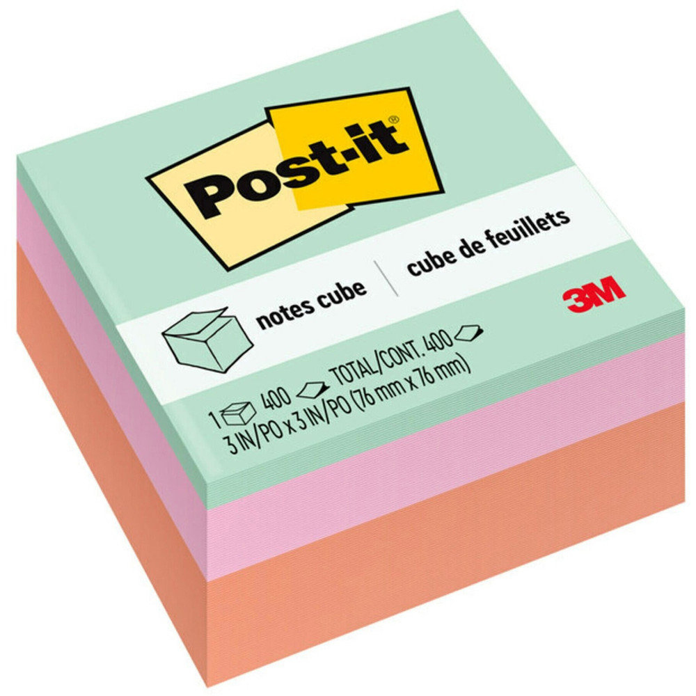 3M Post-it&reg; 2027PAS Post-it&reg; Super Sticky Notes Cubes