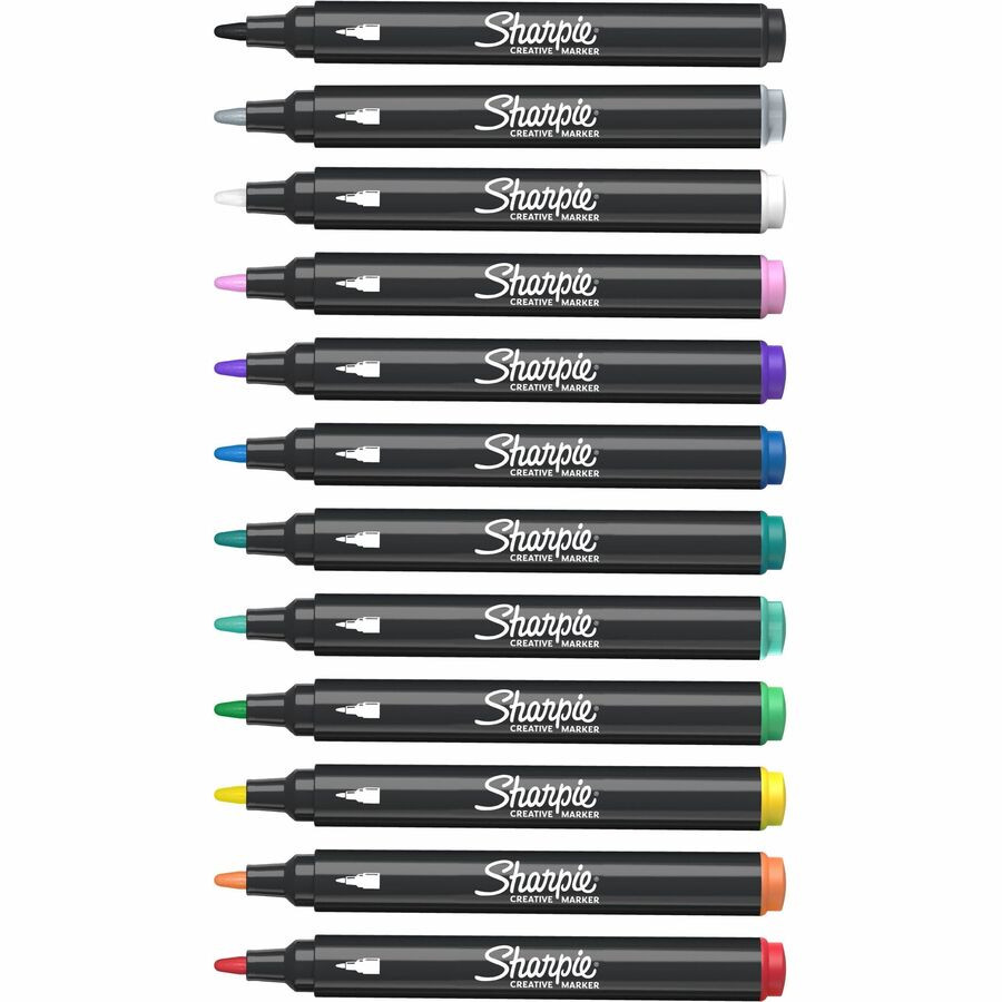 Newell Brands Sharpie 2196905 Sharpie Creative Markers, Water-Based Acrylic Markers, Bullet Tip