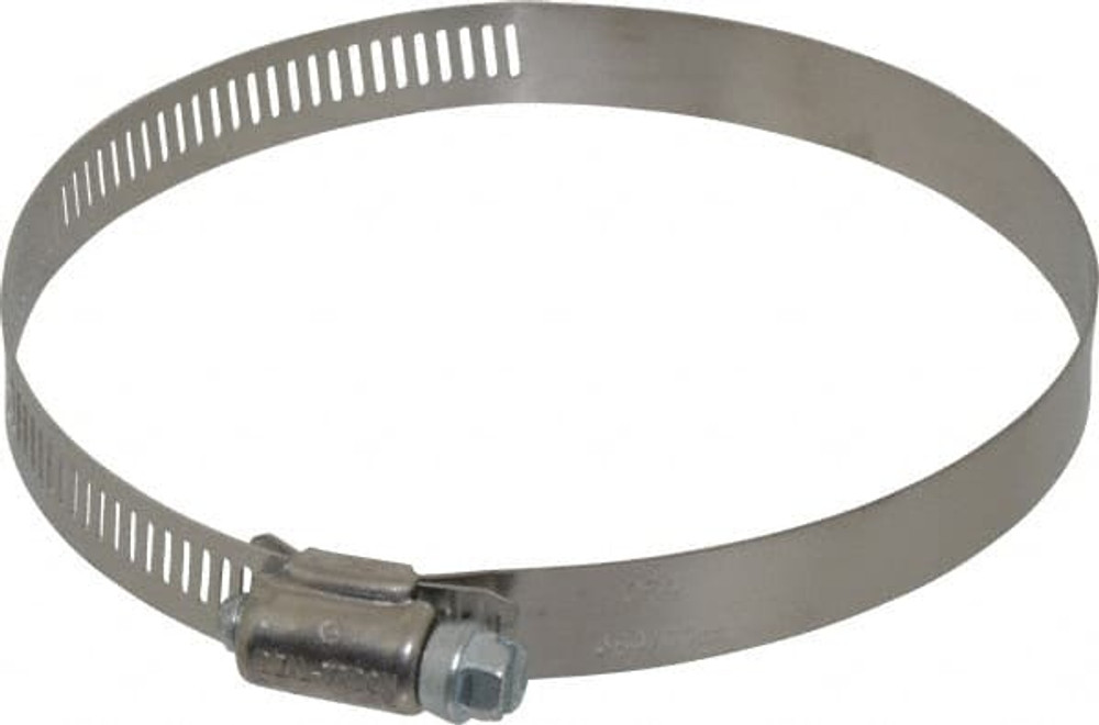 IDEAL TRIDON 5764051 Worm Gear Clamp: SAE 64, 2-1/2 to 4-1/2" Dia, Stainless Steel Band