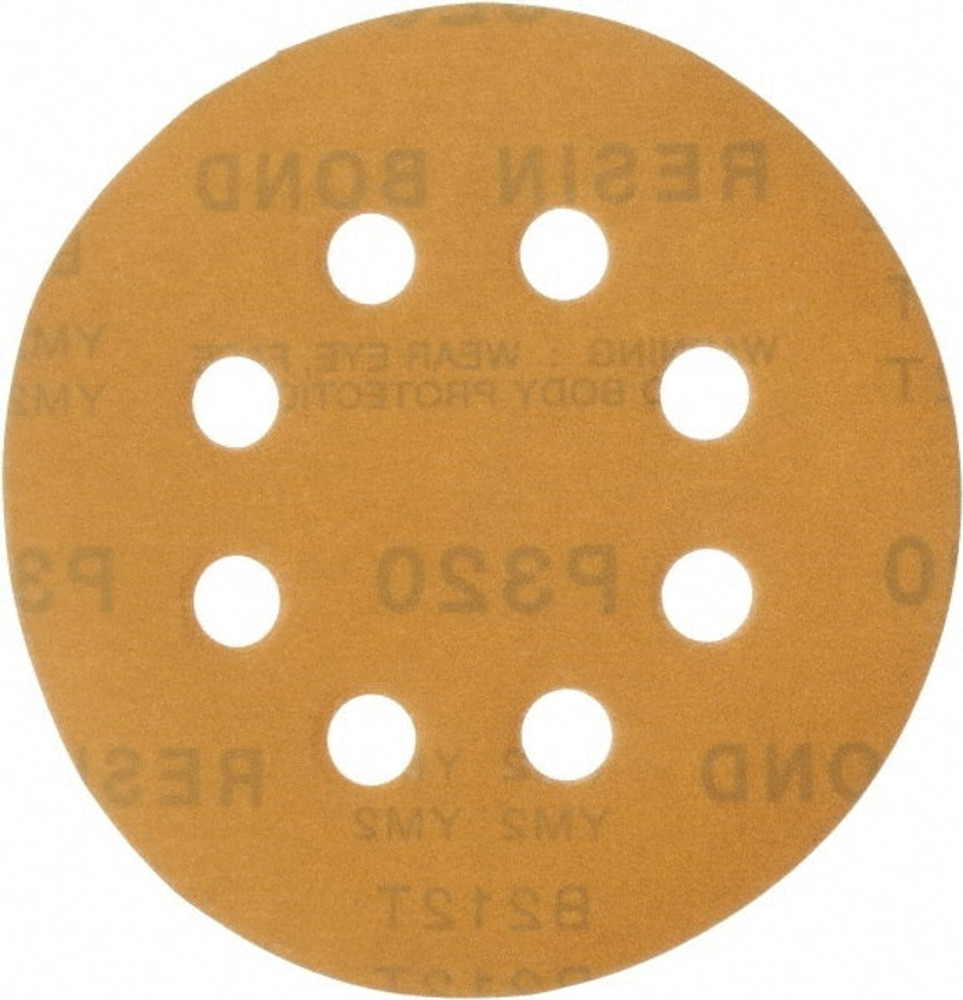 MSC 809775-07351 Hook & Loop Disc: 320 Grit, Coated, Aluminum Oxide