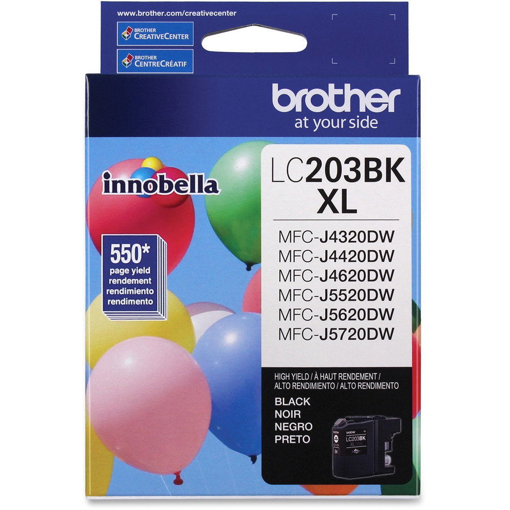 Brother Industries, Ltd Brother LC203BK Brother Genuine Innobella LC203BK High Yield Black Ink Cartridge