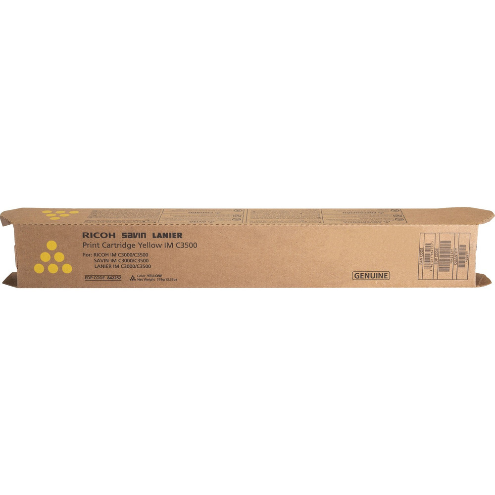 Ricoh Imaging Company, Ltd. Ricoh 842252 Ricoh Original Laser Toner Cartridge - Yellow - 1 Each