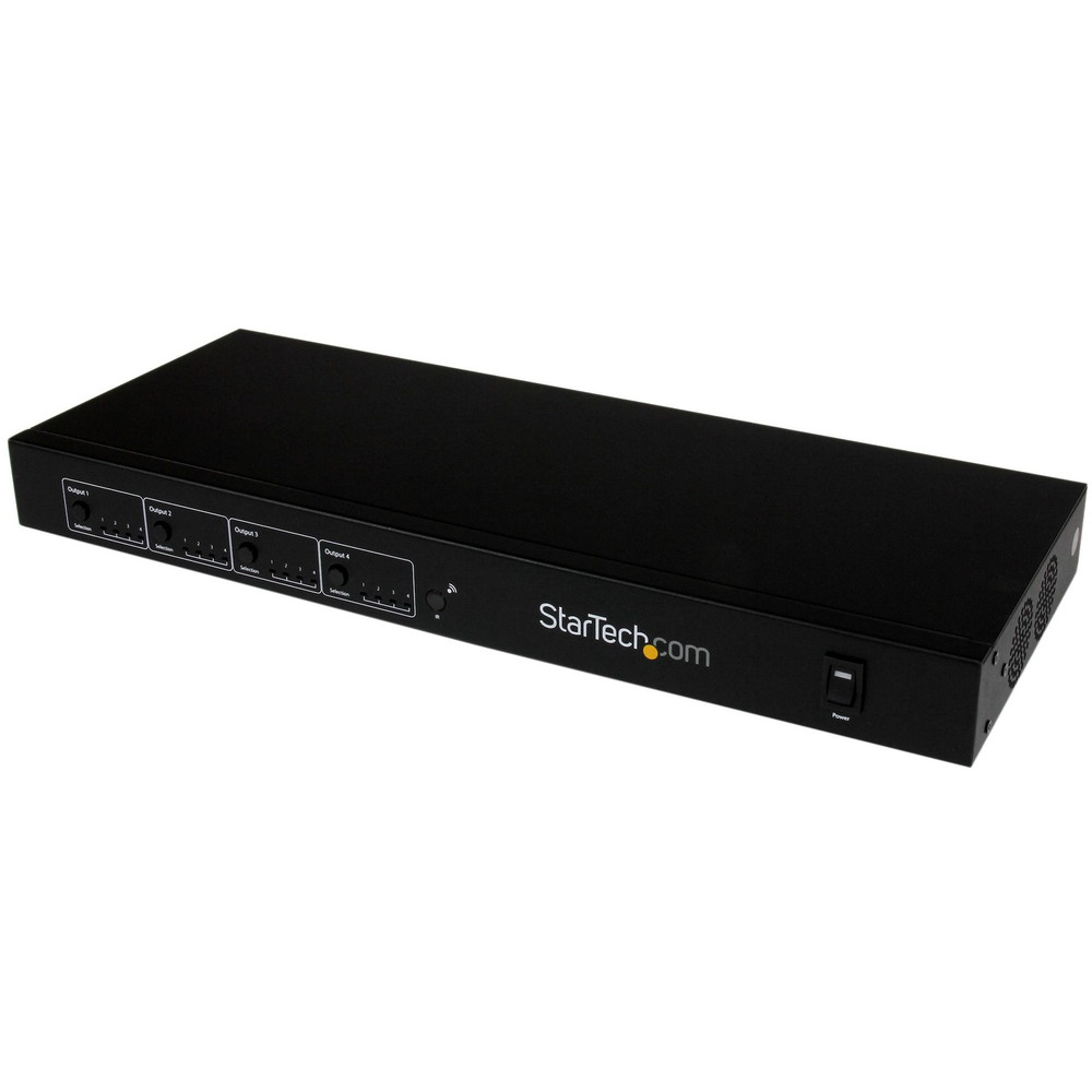 StarTech.com ST424HDBT StarTech.com 4x4 HDMI Matrix Switcher and HDMI over HDBaseT CAT5 Extender - 230ft (70m) - 1080p