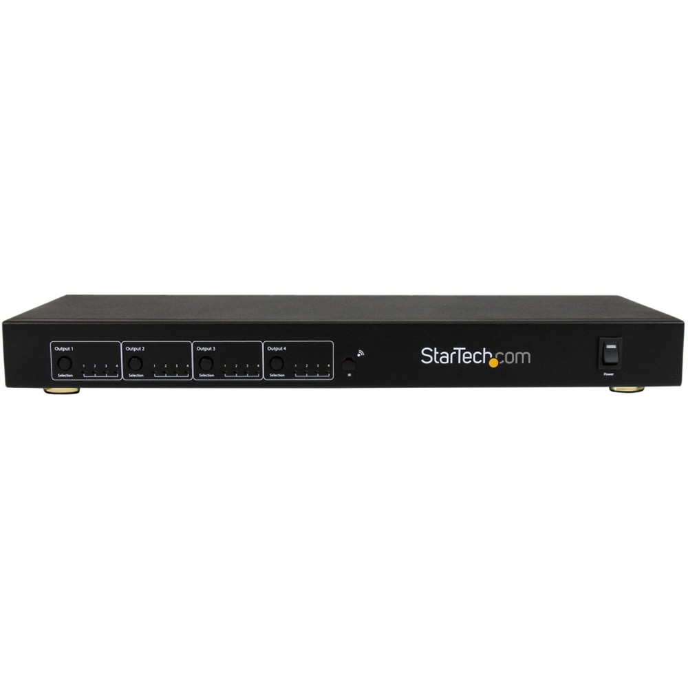 StarTech.com ST424HDBT StarTech.com 4x4 HDMI Matrix Switcher and HDMI over HDBaseT CAT5 Extender - 230ft (70m) - 1080p