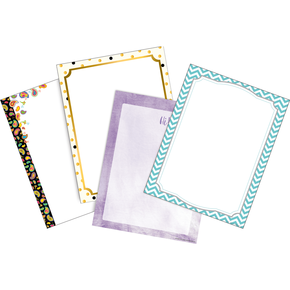 BARKER CREEK PUBLISHING, INC. SS0755 Barker Creek Paper Set, 8 1/2in x 11in, Now We are Stylin, Pack Of 200 Sheets