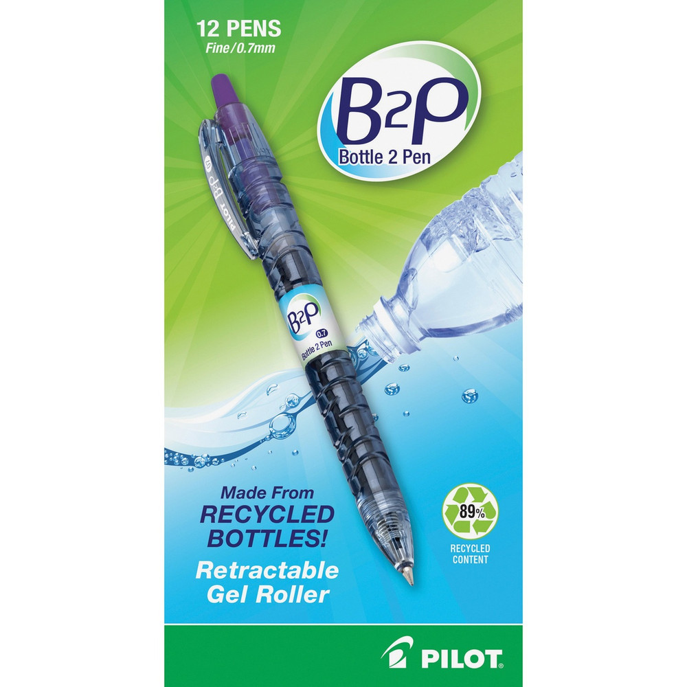 Pilot Corporation Pilot 31622 Pilot Bottle to Pen (B2P) B2P BeGreen Fine Point Gel Pens
