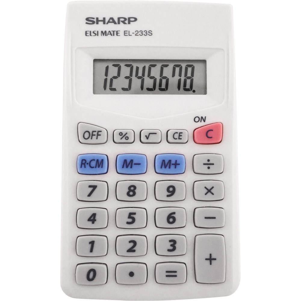 Sharp Calculators EL233SB Sharp Calculators EL-233SB 8-Digit Pocket Calculator