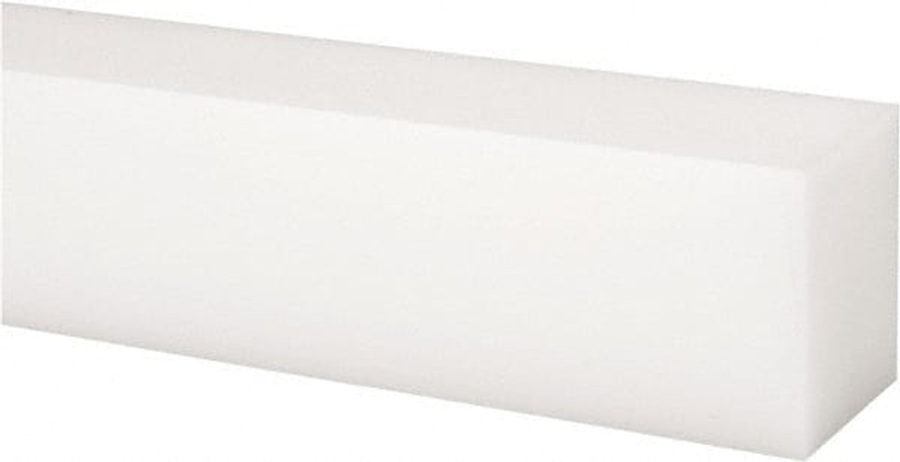 MSC 5506911 Plastic Bar: Acetal, 1-1/4" Thick, 12" Long, Natural Color